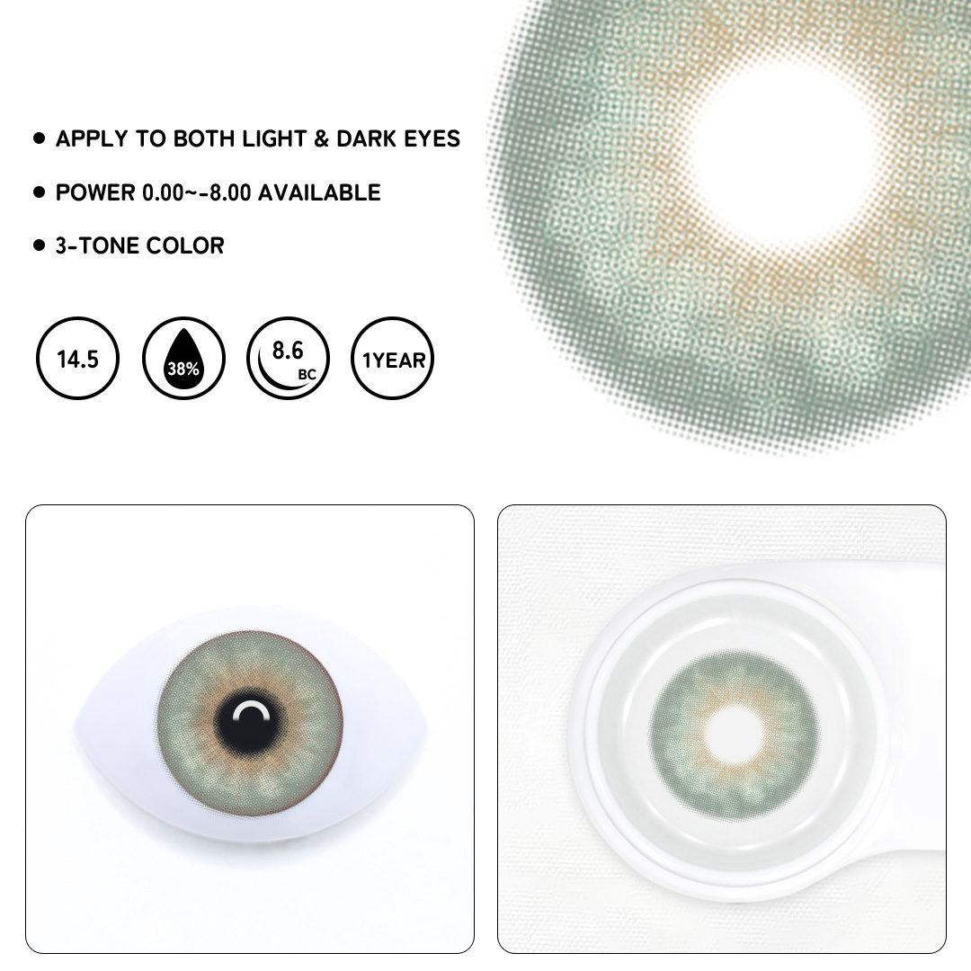 Virel Green Colored Contact Lenses
