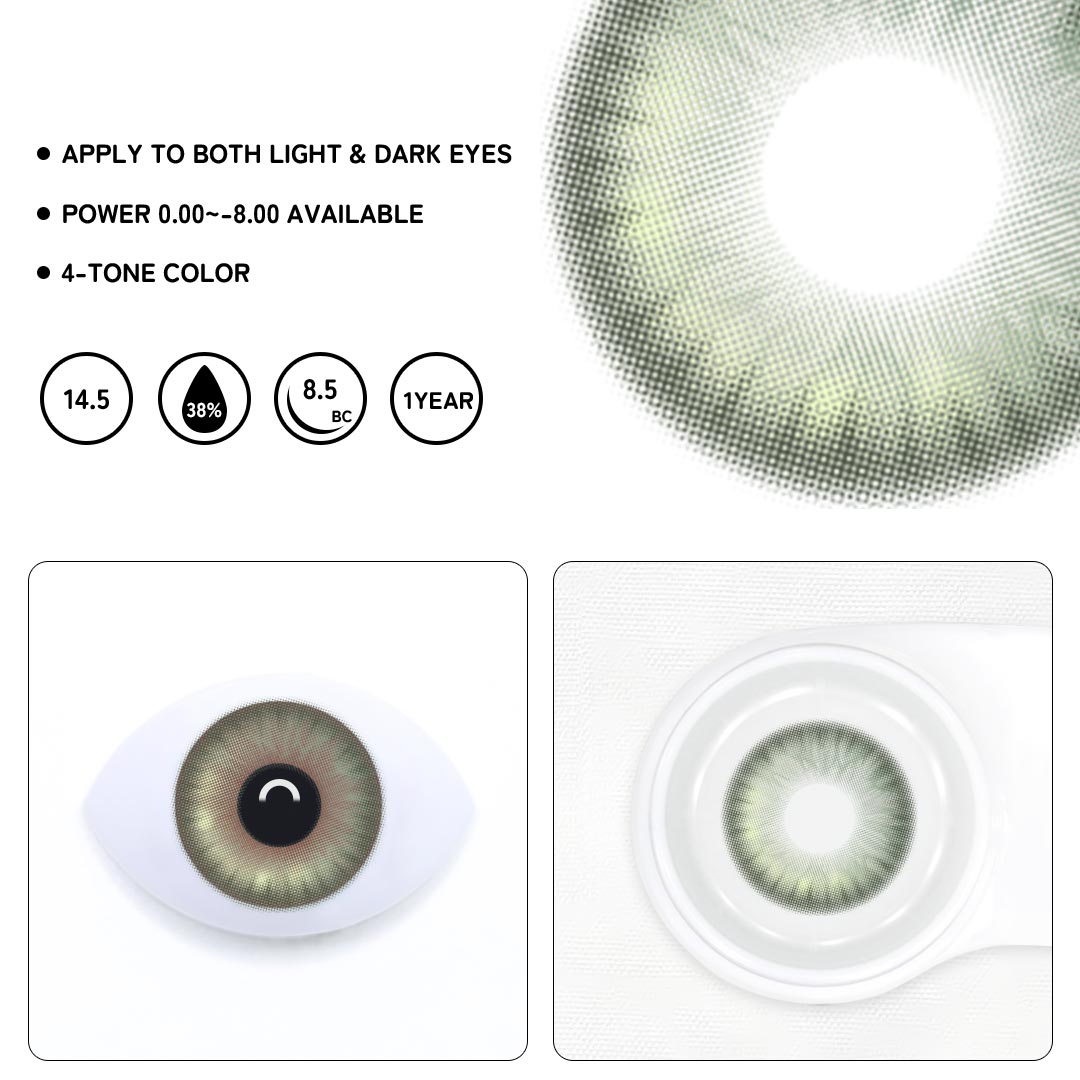 Vitria Green Colored Contact Lenses