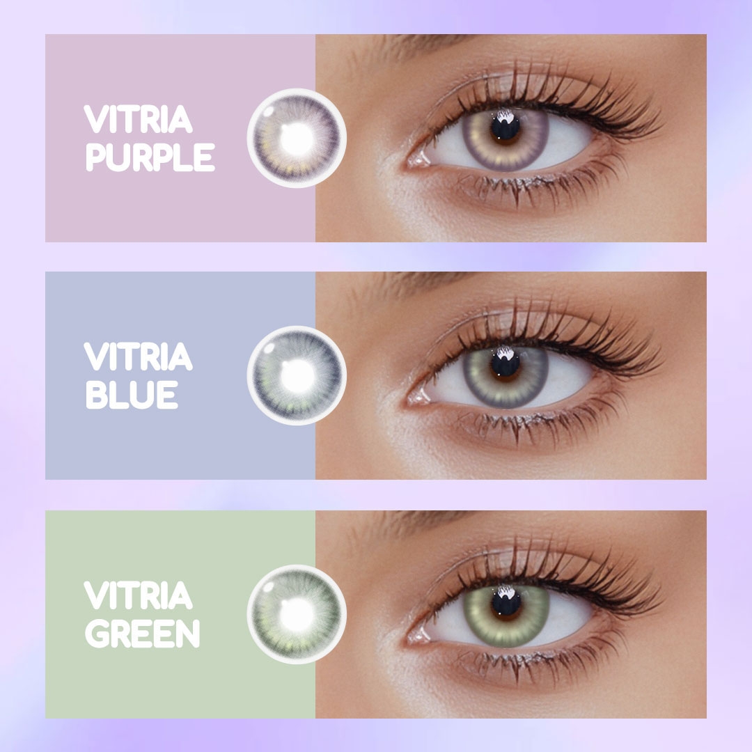 Vitria Purple Colored Contact Lenses
