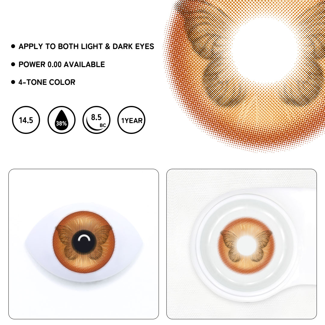 Vivace Brown Colored Contact Lenses