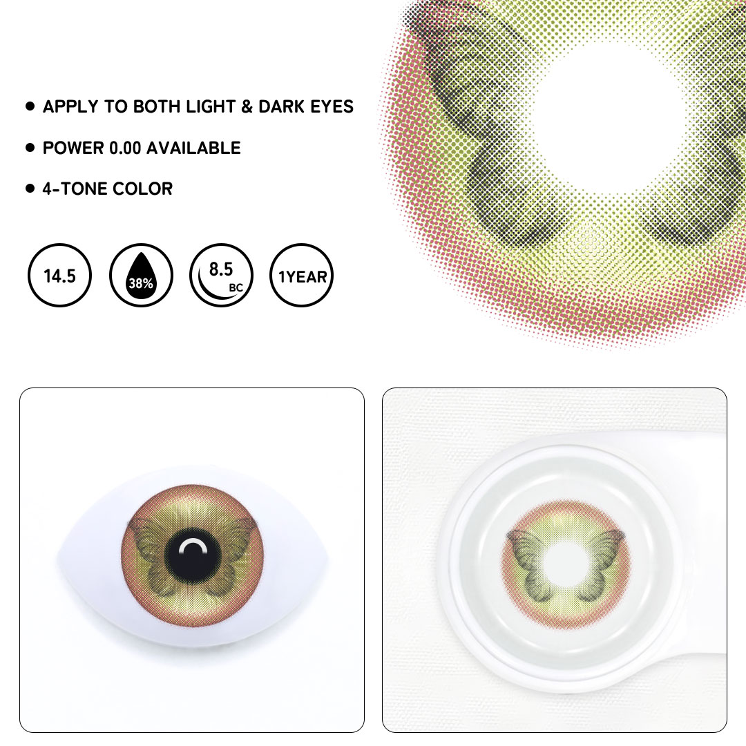 Vivace Green Colored Contact Lenses