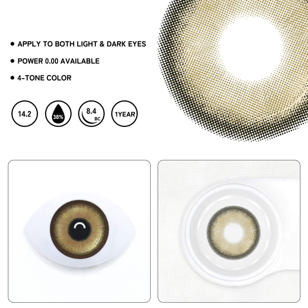 Wisper Brown Colored Contact Lenses