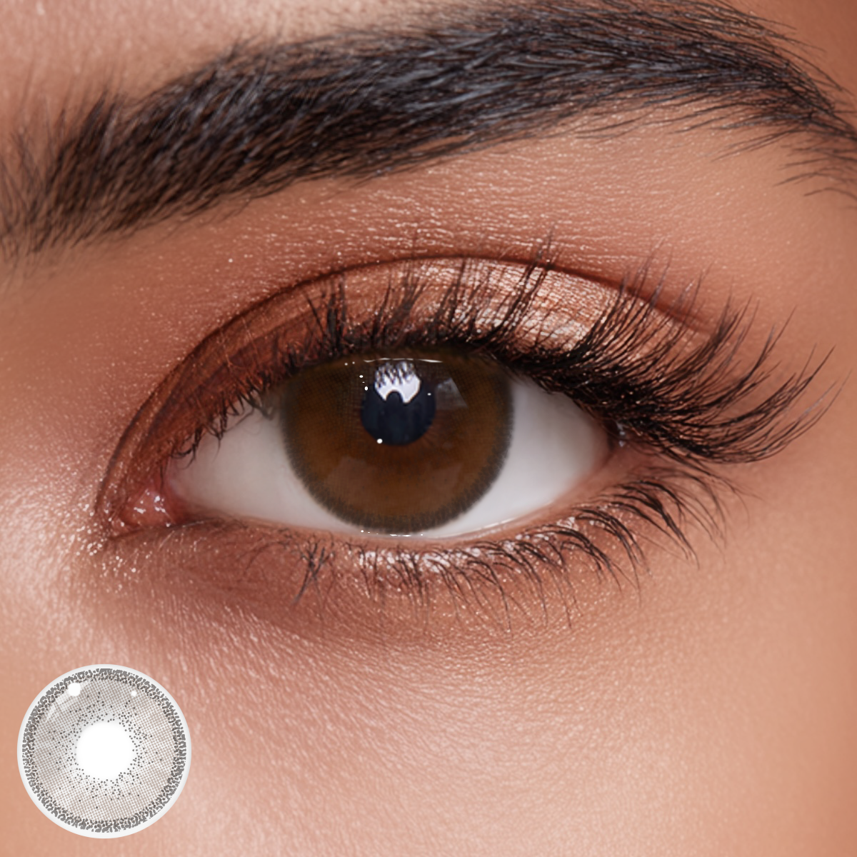 Indie Brown Colored Contact Lenses