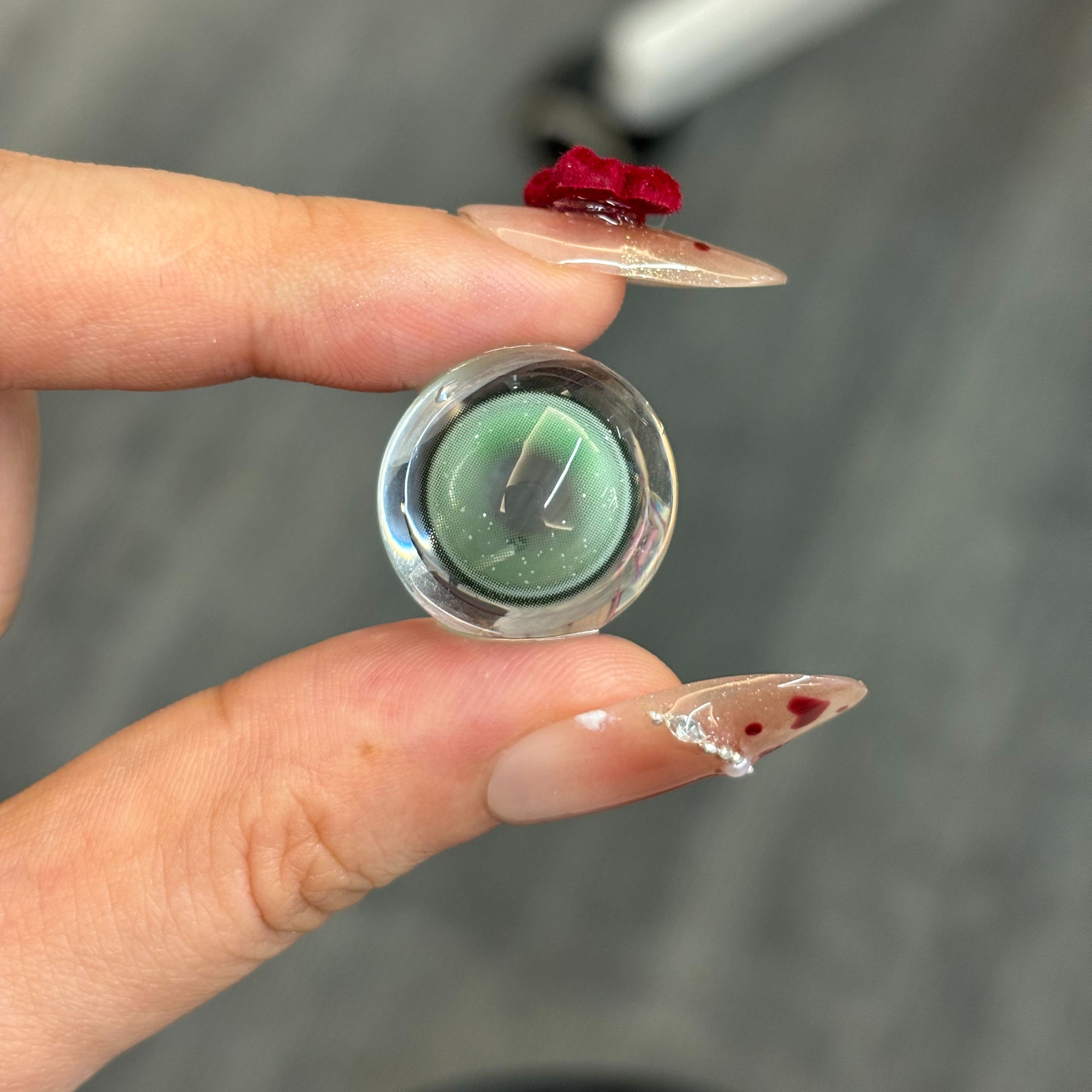 Prismatic Green Colored Contact Lenses