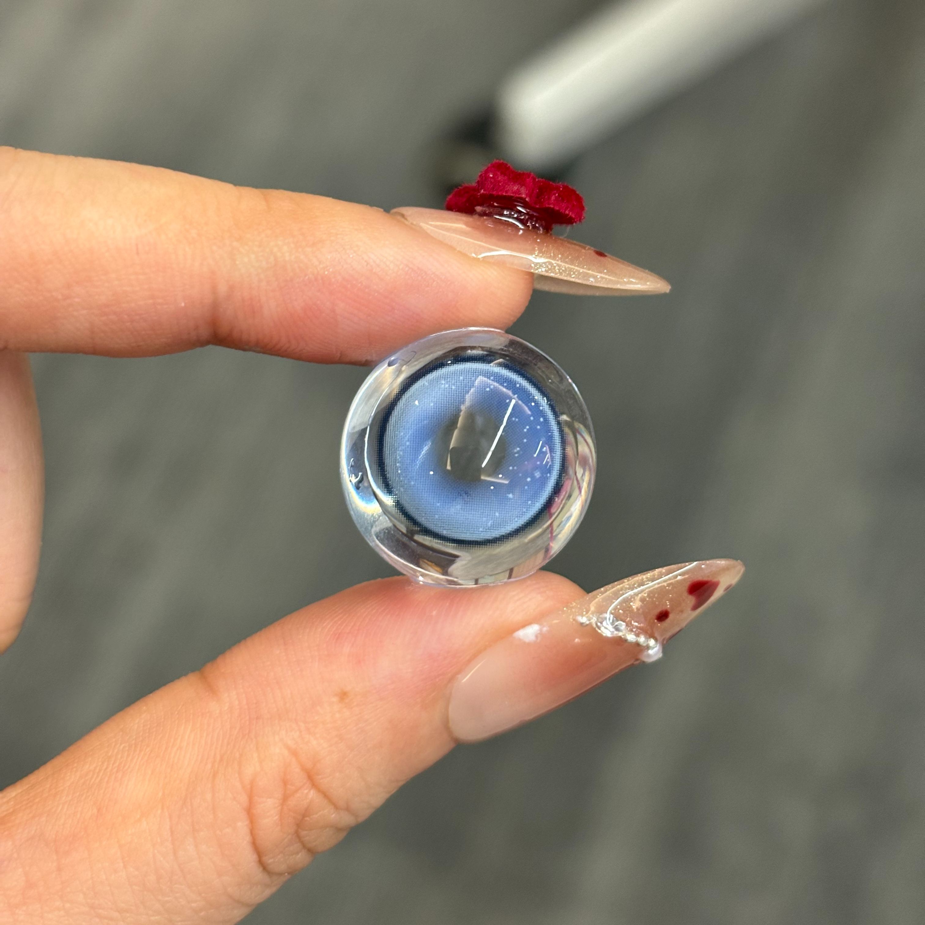 Prismatic Blue Colored Contact Lenses