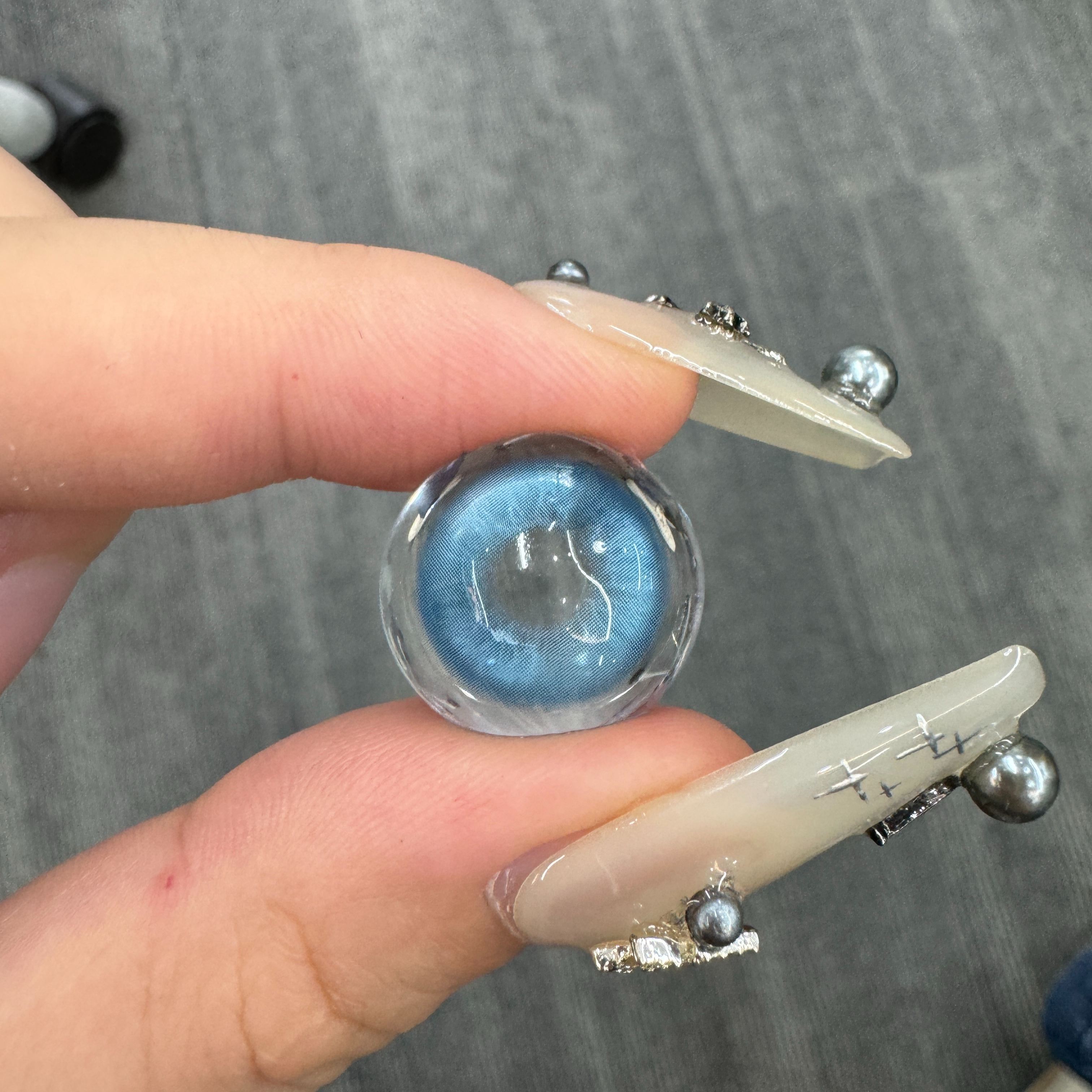 Luxe Neon Sky Blue Colored Contact Lenses