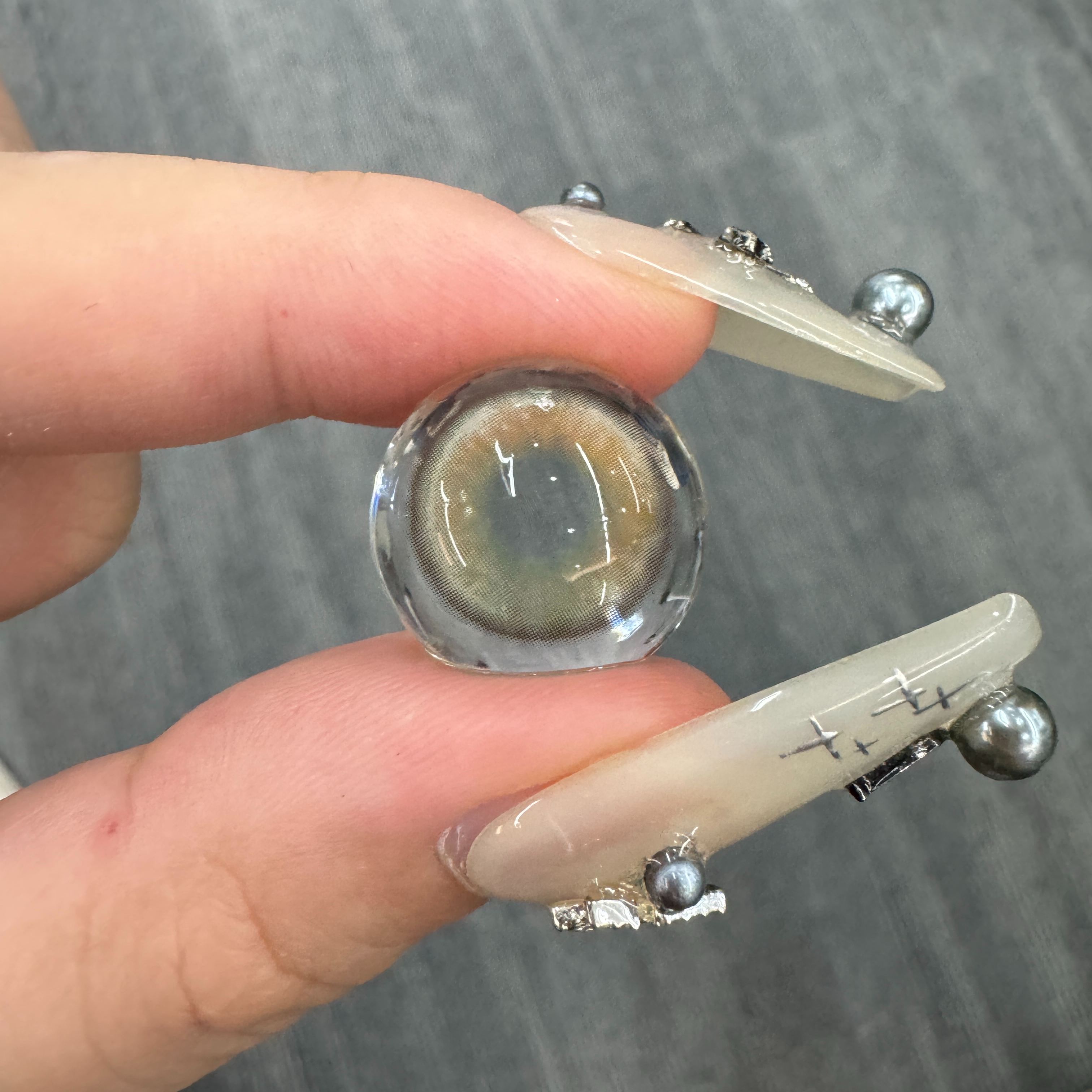 Luxe Halo Brown Colored Contact Lenses