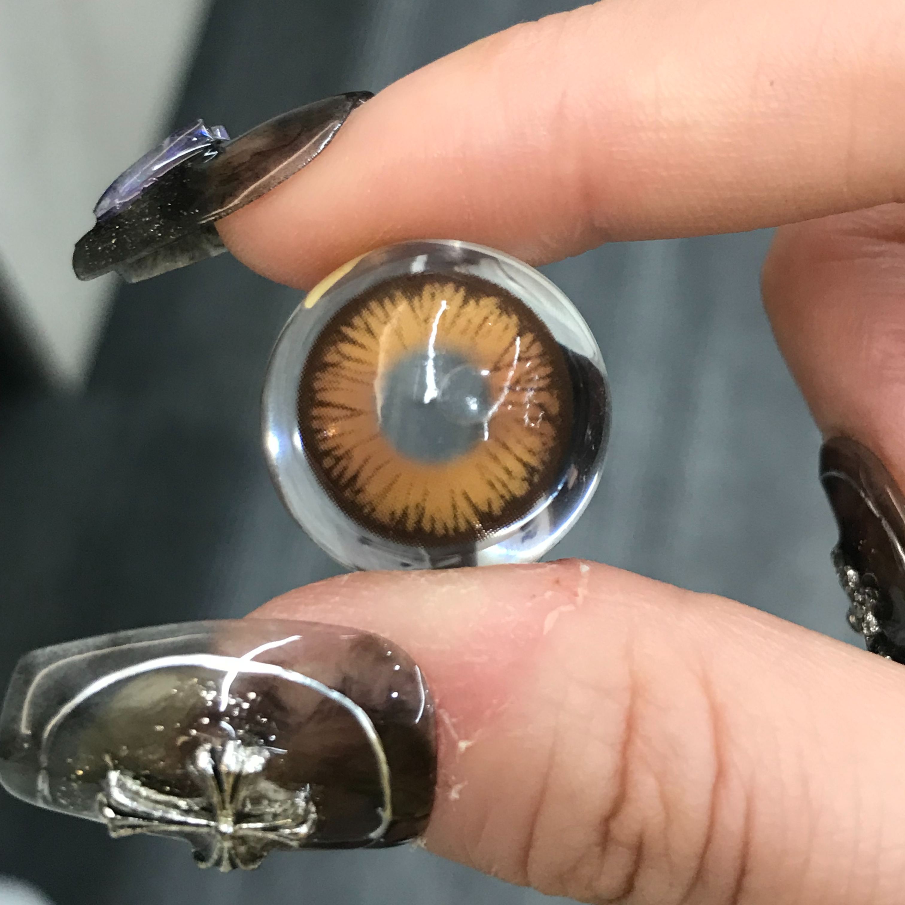 Cosplay Luminous Vibe Brown Prescription Colored Contact Lenses