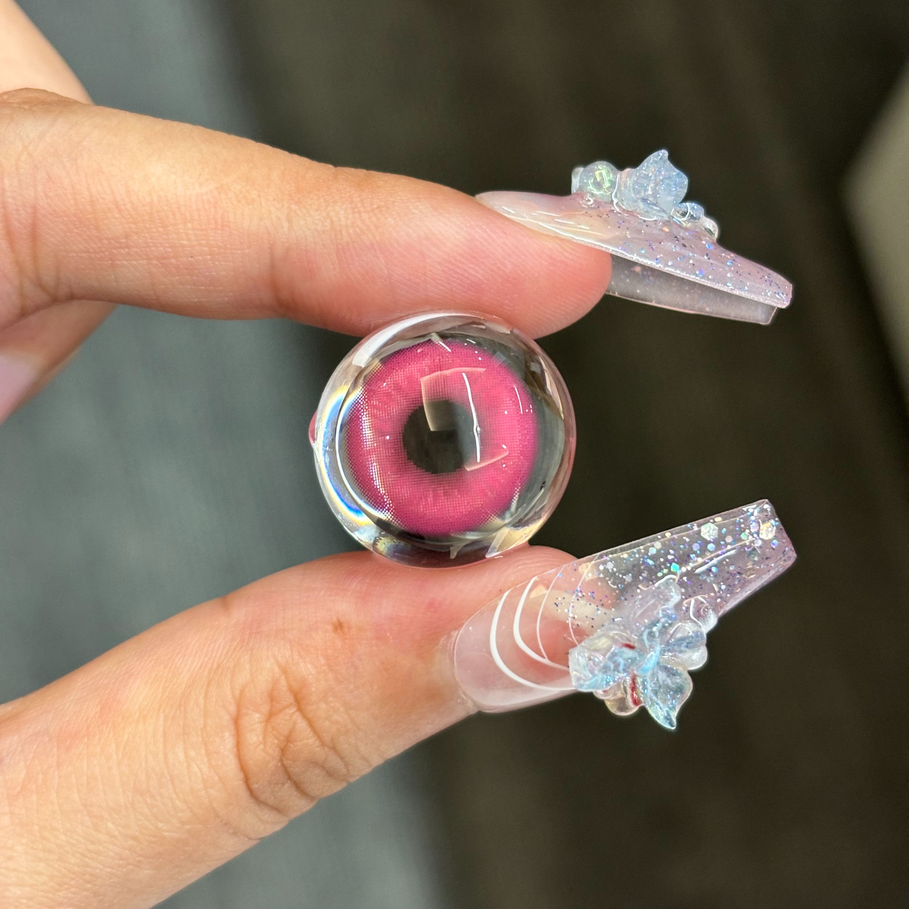 Barbie Rose Red Colored Contact Lenses