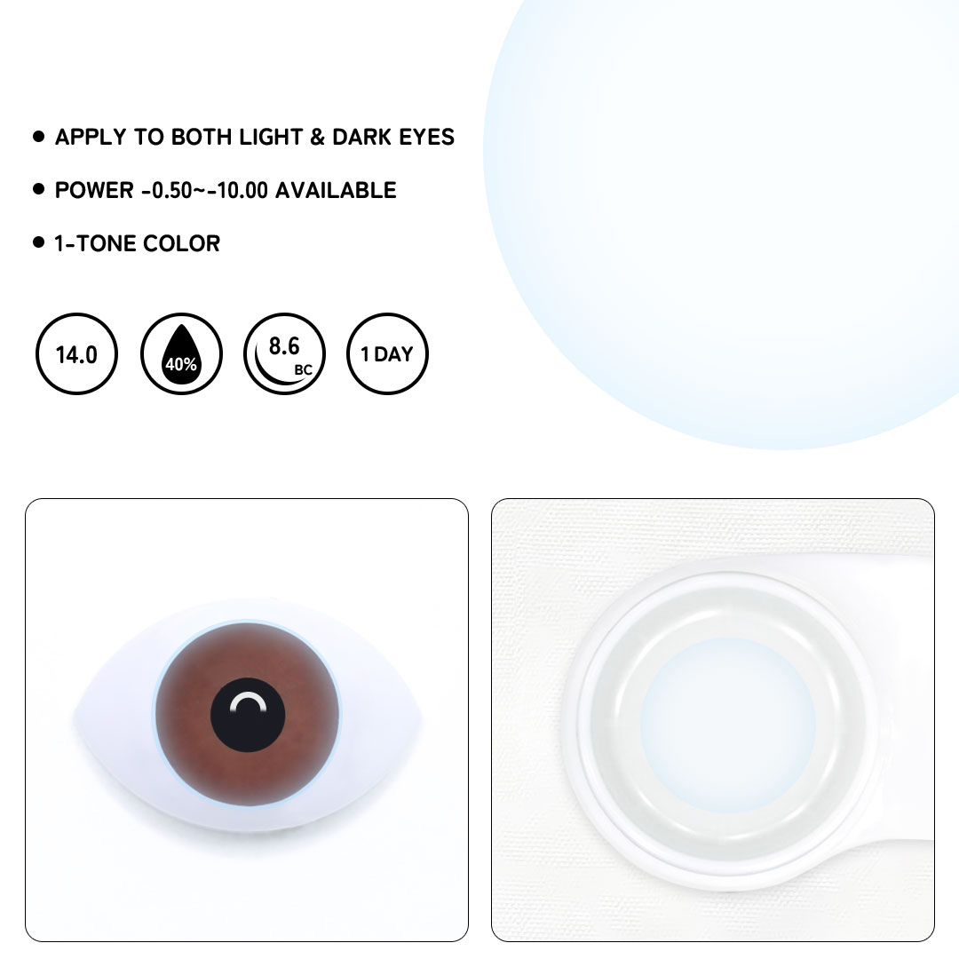 Clear Contacts Lenses - 1 Day