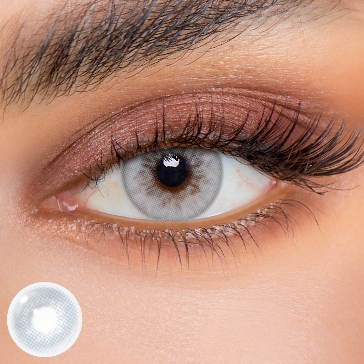 Luminara Gray Prescription Colored Contact Lenses