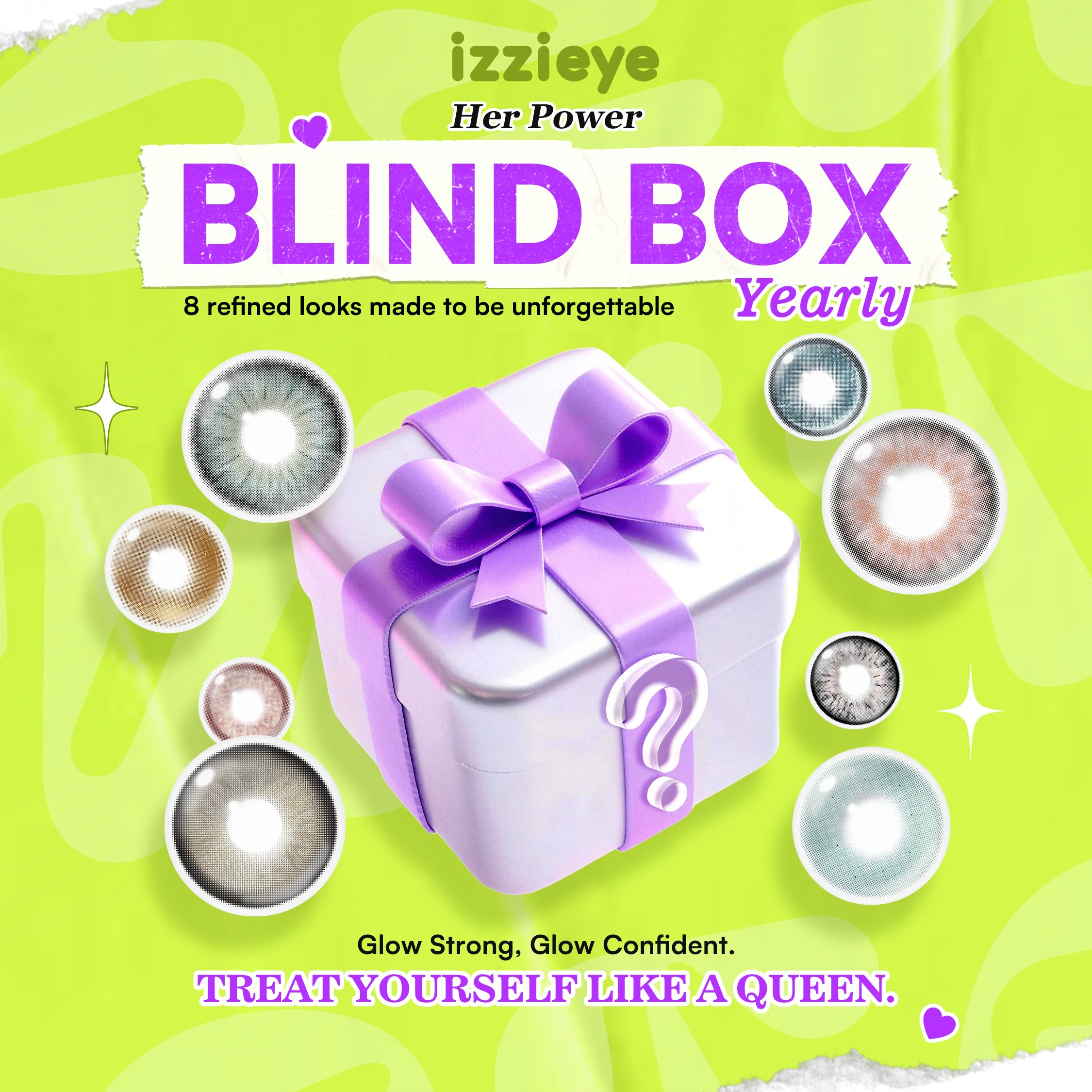 IZZI  Queen’s Day Mystery Blind Box | 8 Pairs, 1 Year