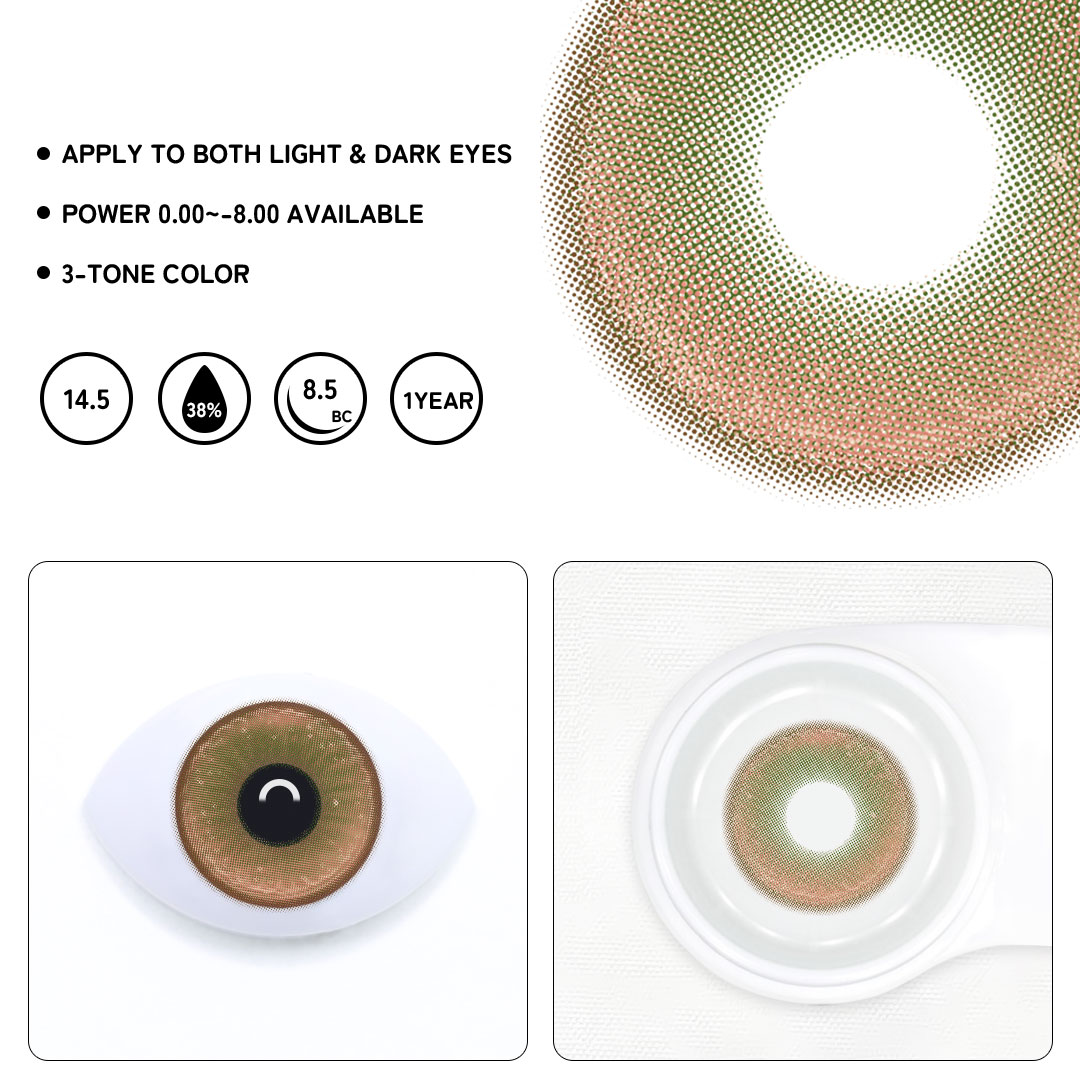 Shadeva Green Colored Contact Lenses