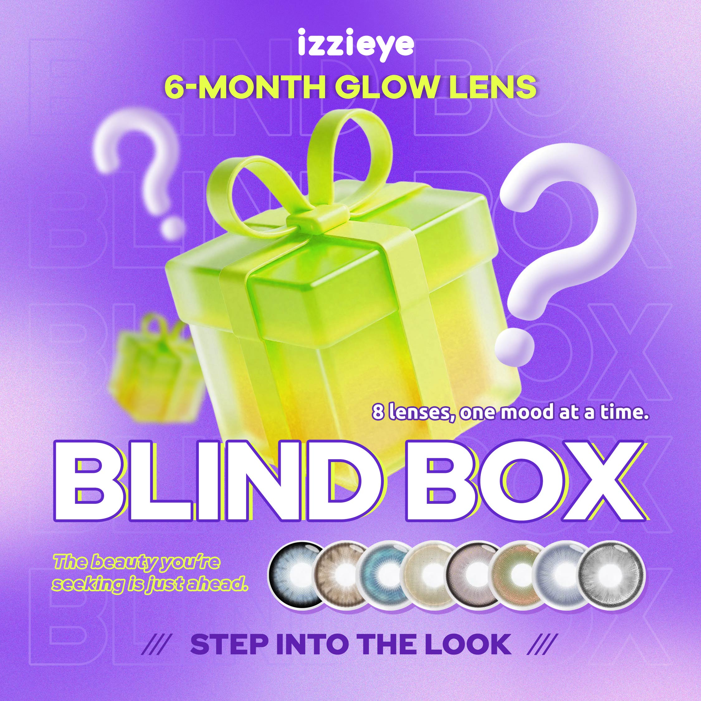 IZZI 6-Month Nature Contacts Blind Box | 8 Pairs