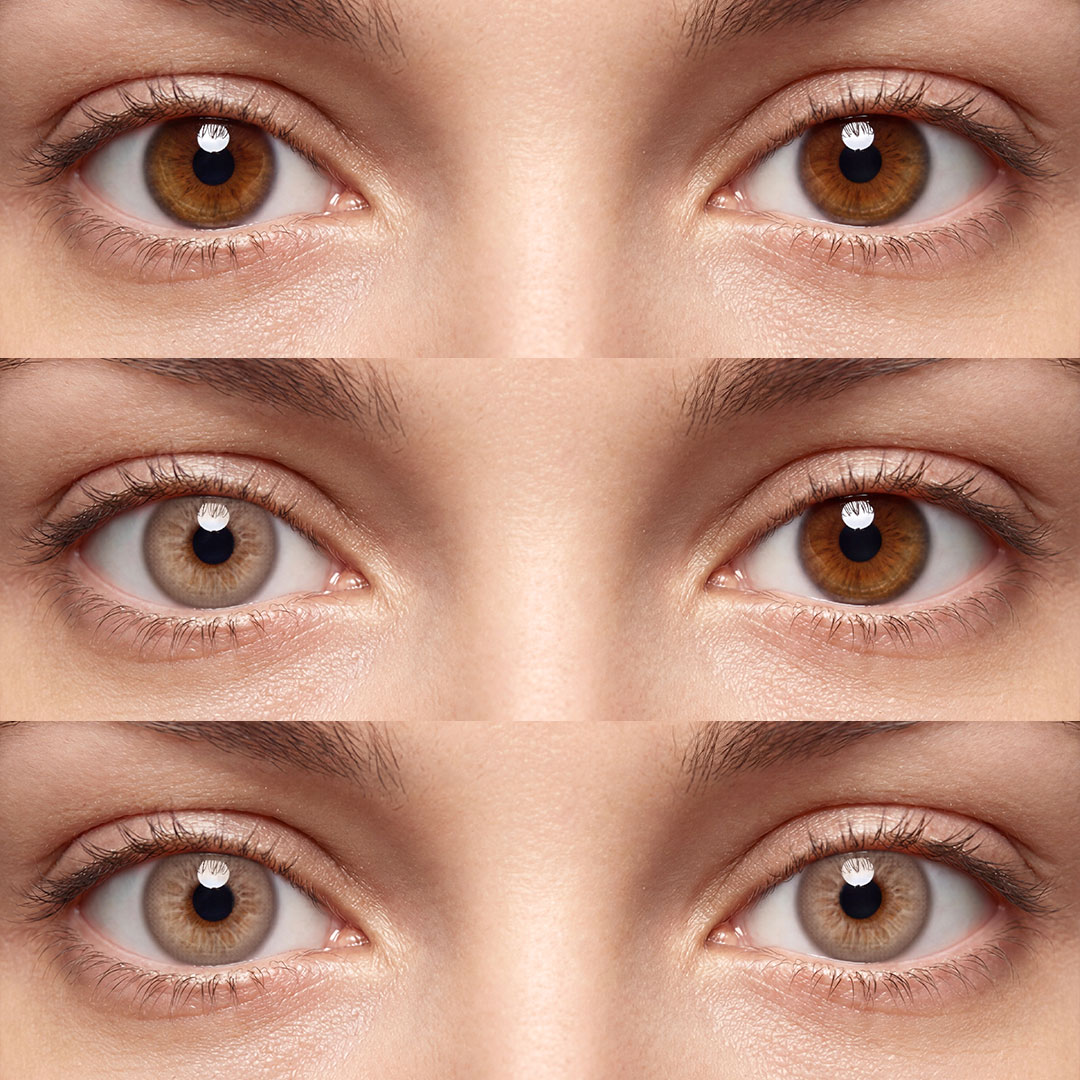 Glacier Brown - 1 Year, 2 lenses