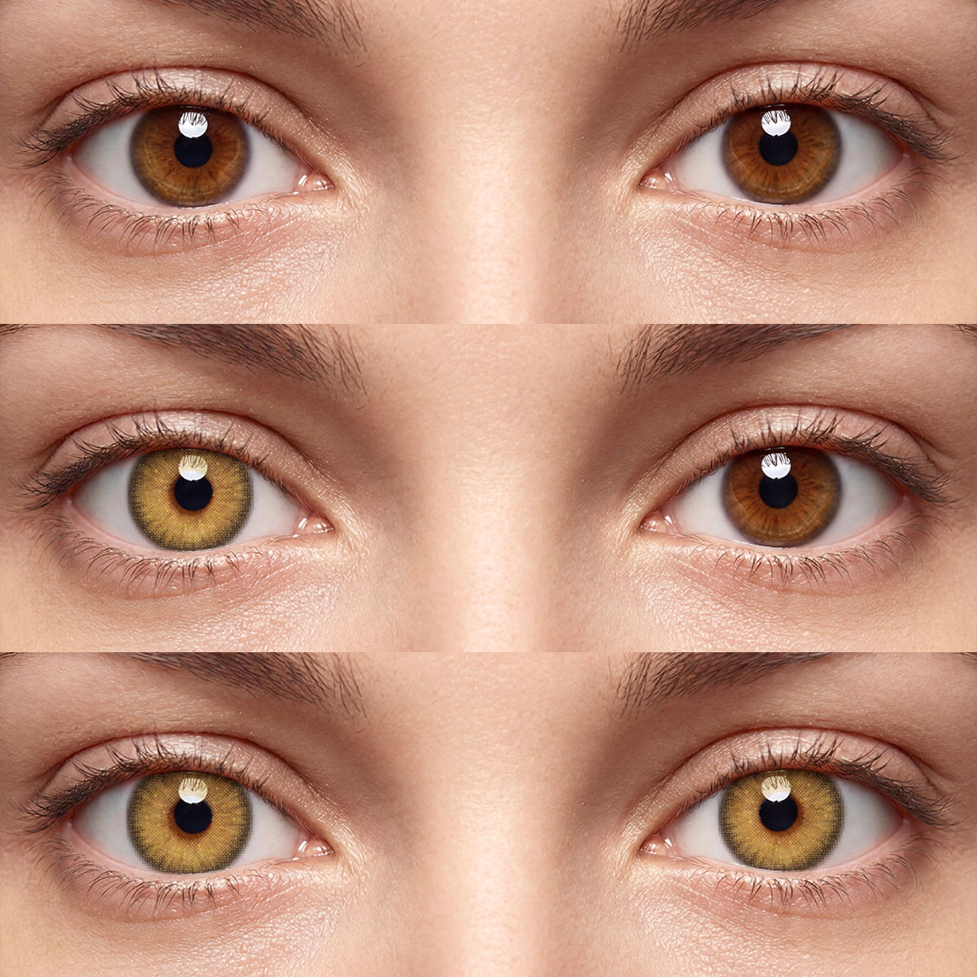 Creamy Hazel - 1 Year, 2 lenses
