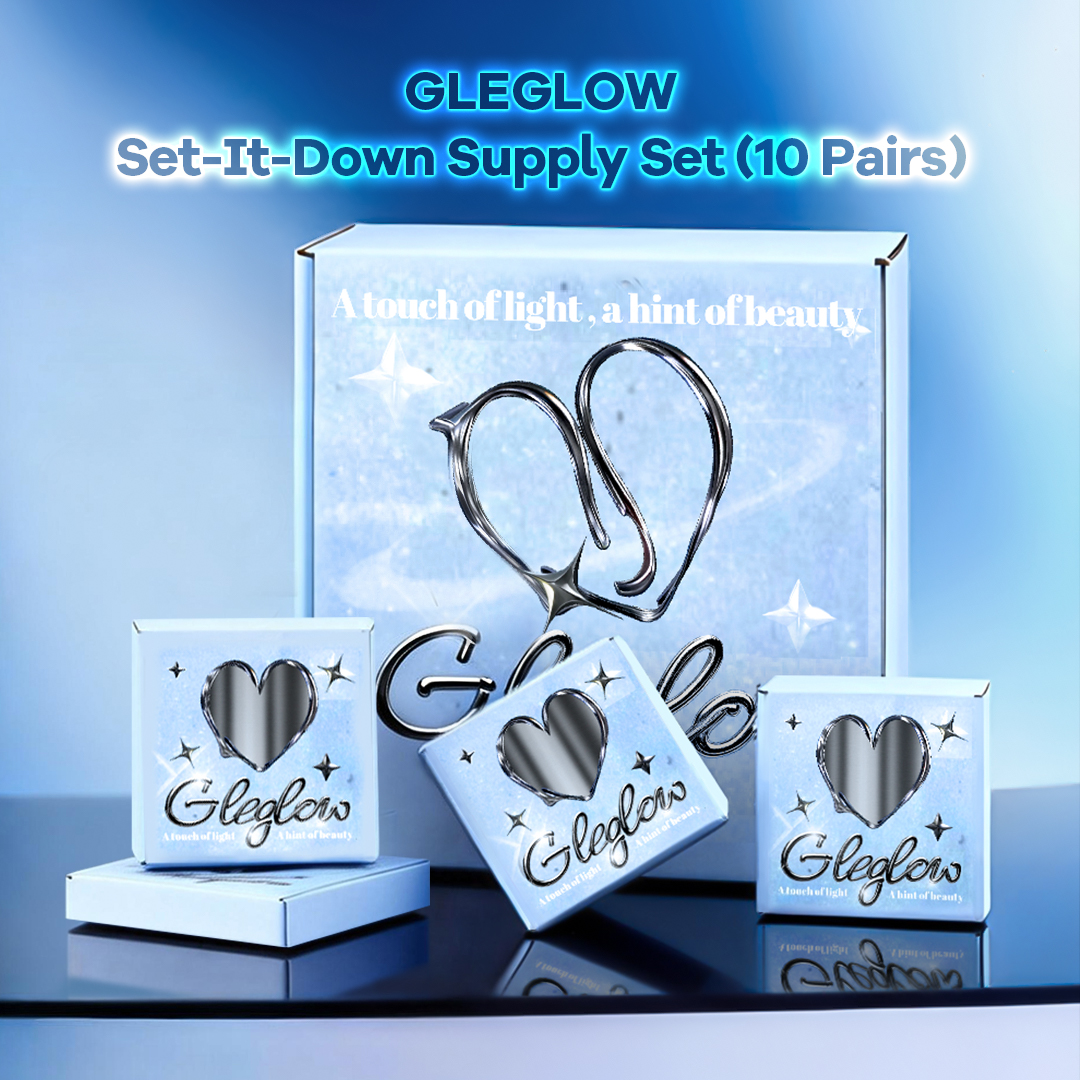 Gleglow Set-It-Down Supply Set (10 Pairs) Colored Contacts - Gleglow
