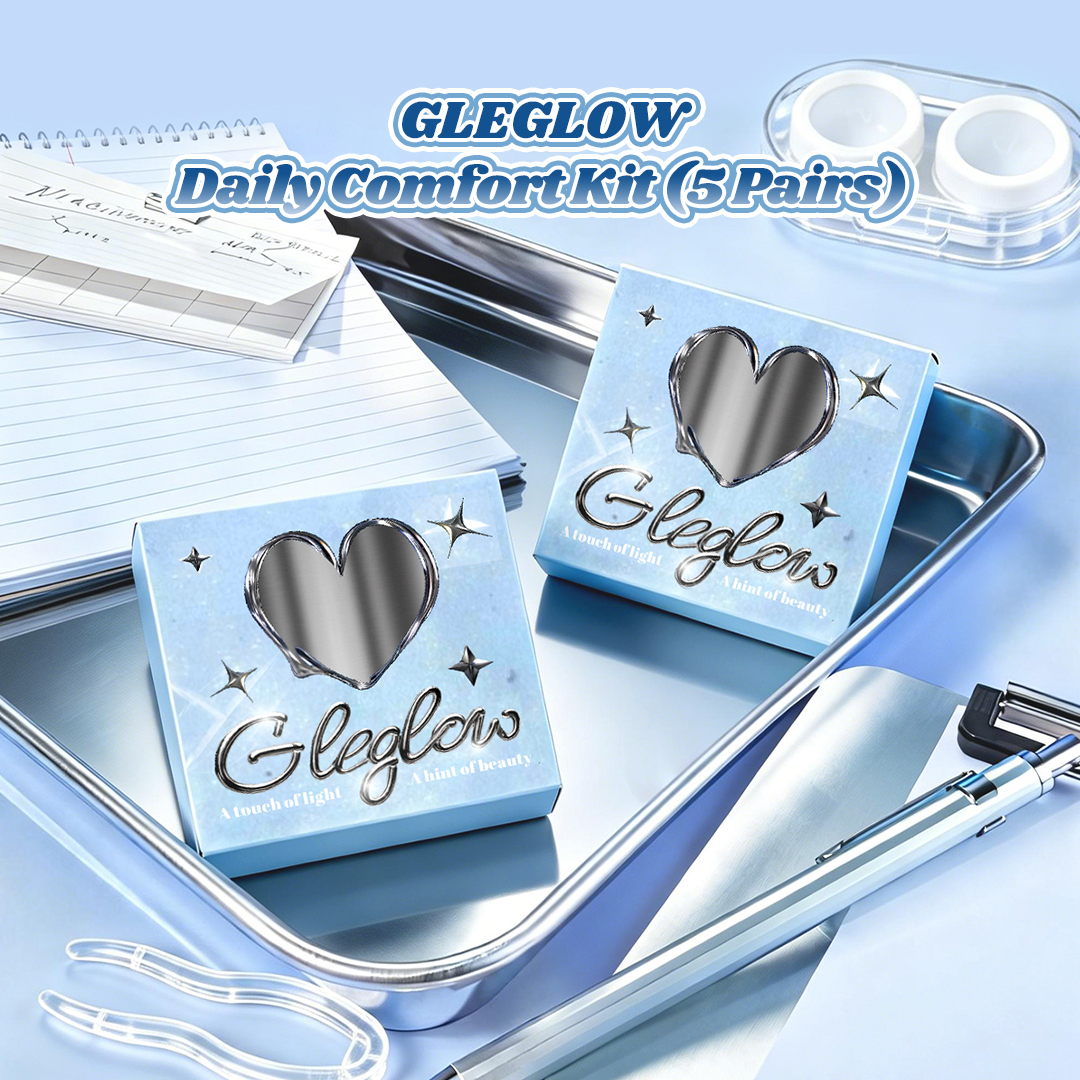 Gleglow Daily Comfort Kit (5 Pairs) Colored Contacts - Gleglow