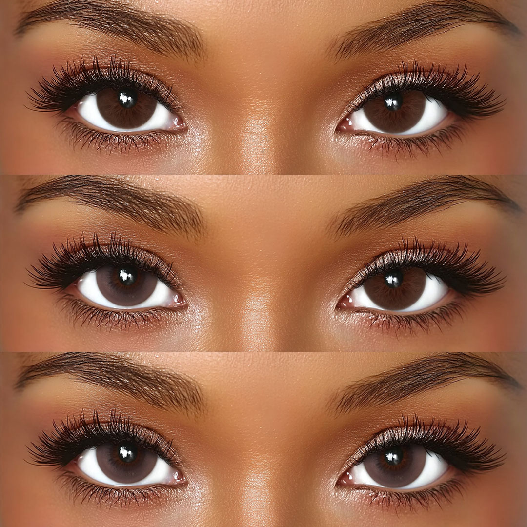 Eventide Chocolate - 1 Year, 2 lenses Colored Contacts - Gleglow