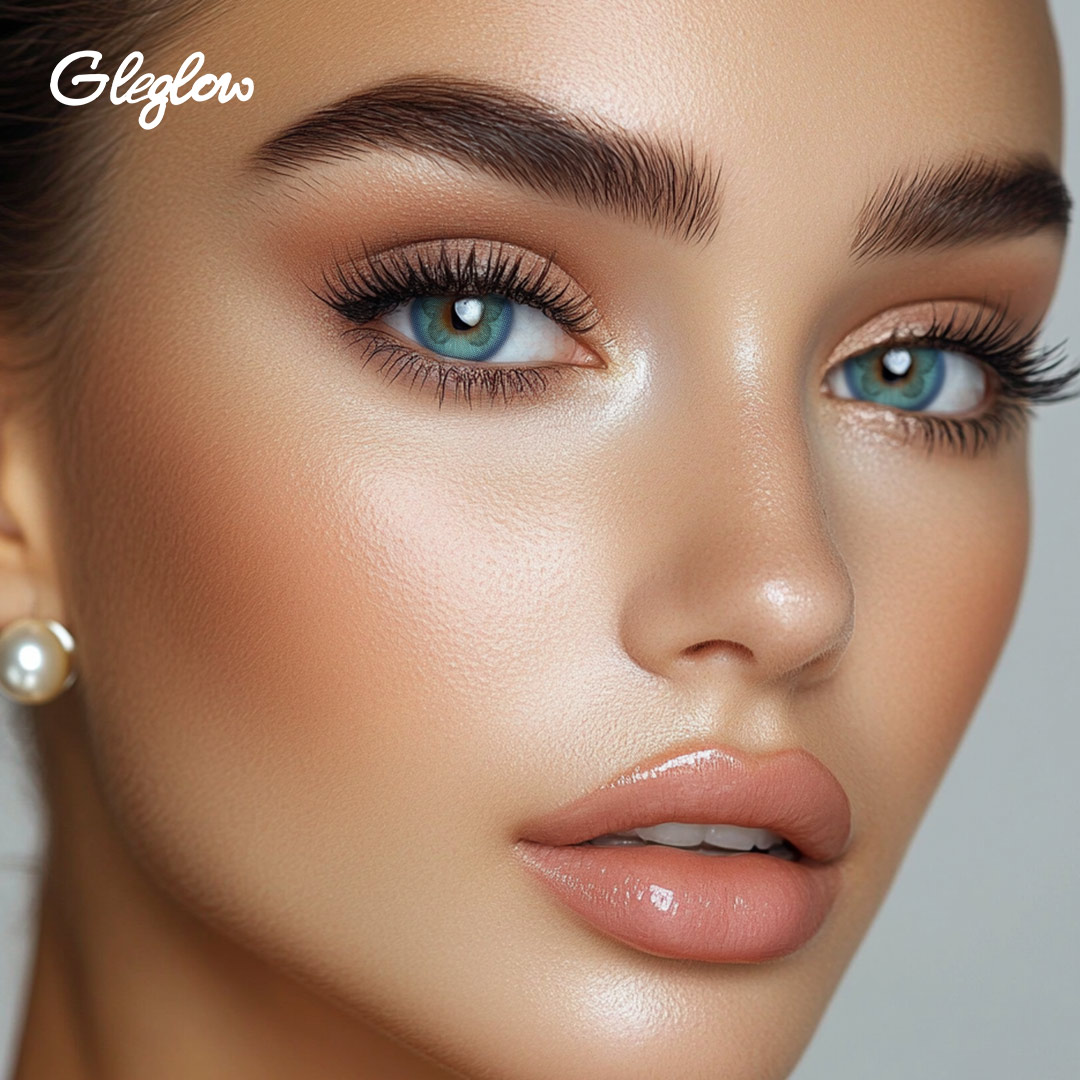 Fluttery Blue - 6-month，2 lenses Colored Contacts - Gleglow