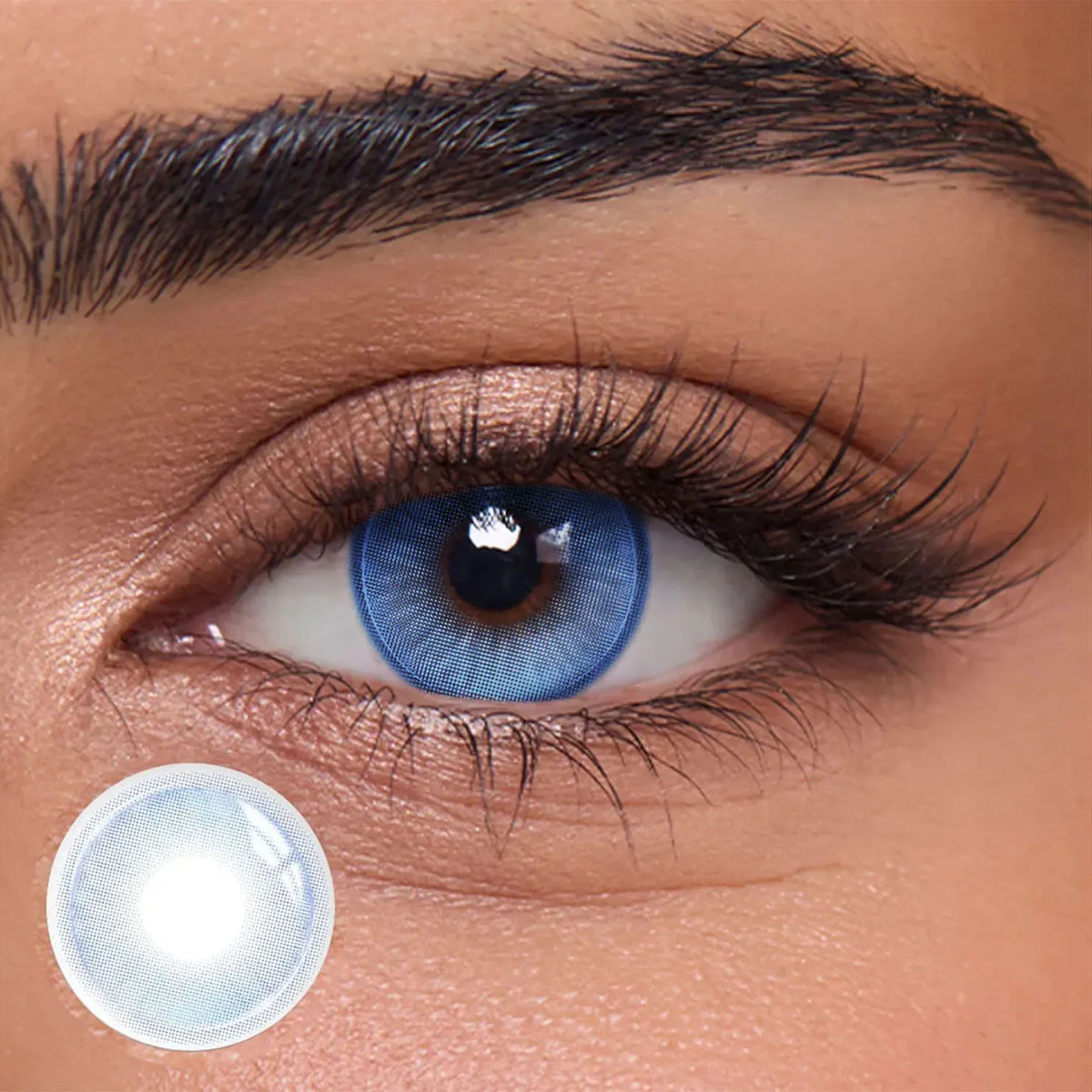 Ocean Blue - 1 Year, 2 lenses Colored Contacts - Gleglow