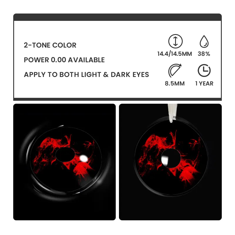 Vinter Black - 1 Year, 2 lenses