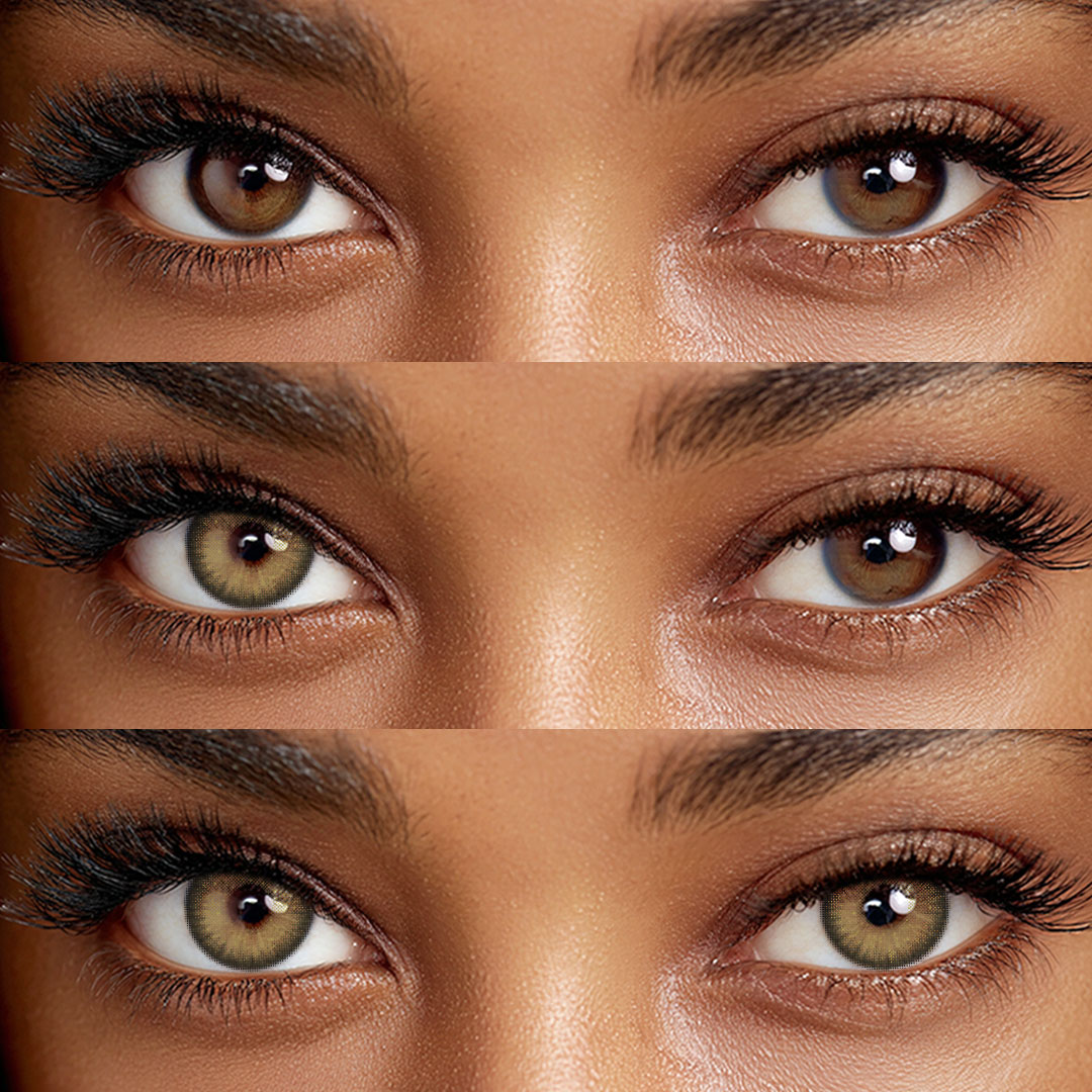 Sandy Twilight Brown - 1 Year, 2 lenses Colored Contacts - Gleglow