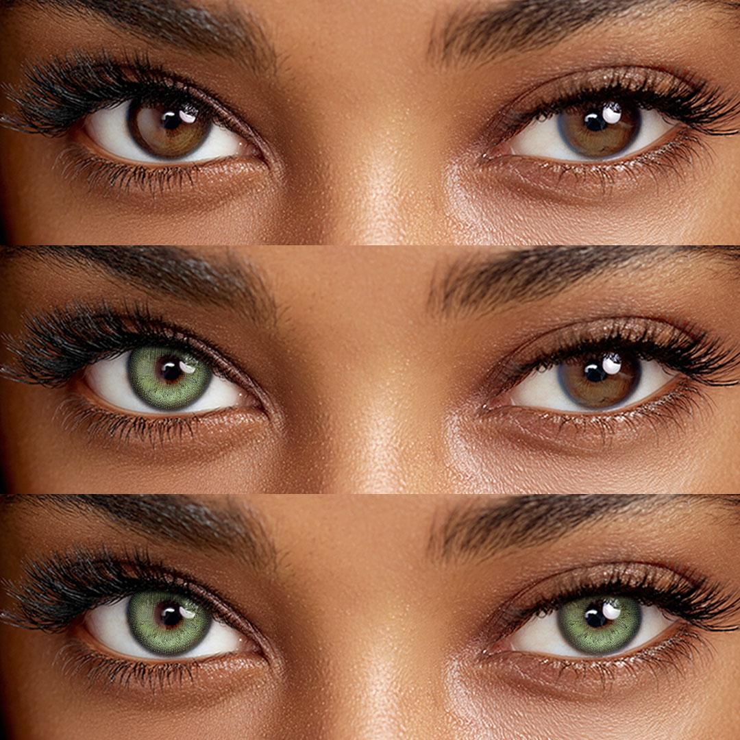 Icebound Green - 1 Year, 2 lenses Colored Contacts - Gleglow