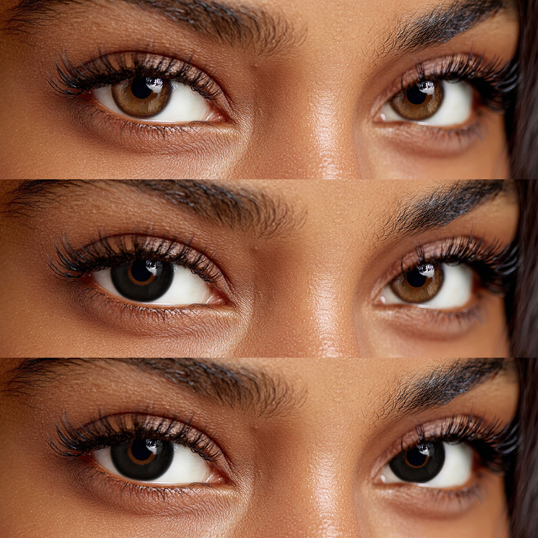 Blank Black - 1 Day, 2 lenses Colored Contacts - Gleglow