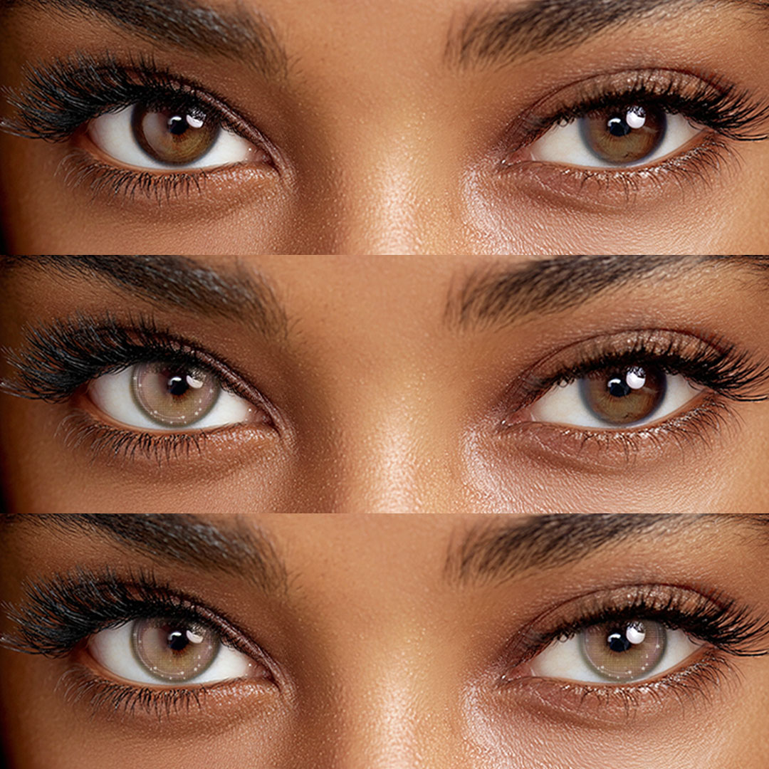 Aveny Brown - 1 Year, 2 lenses Colored Contacts - Gleglow