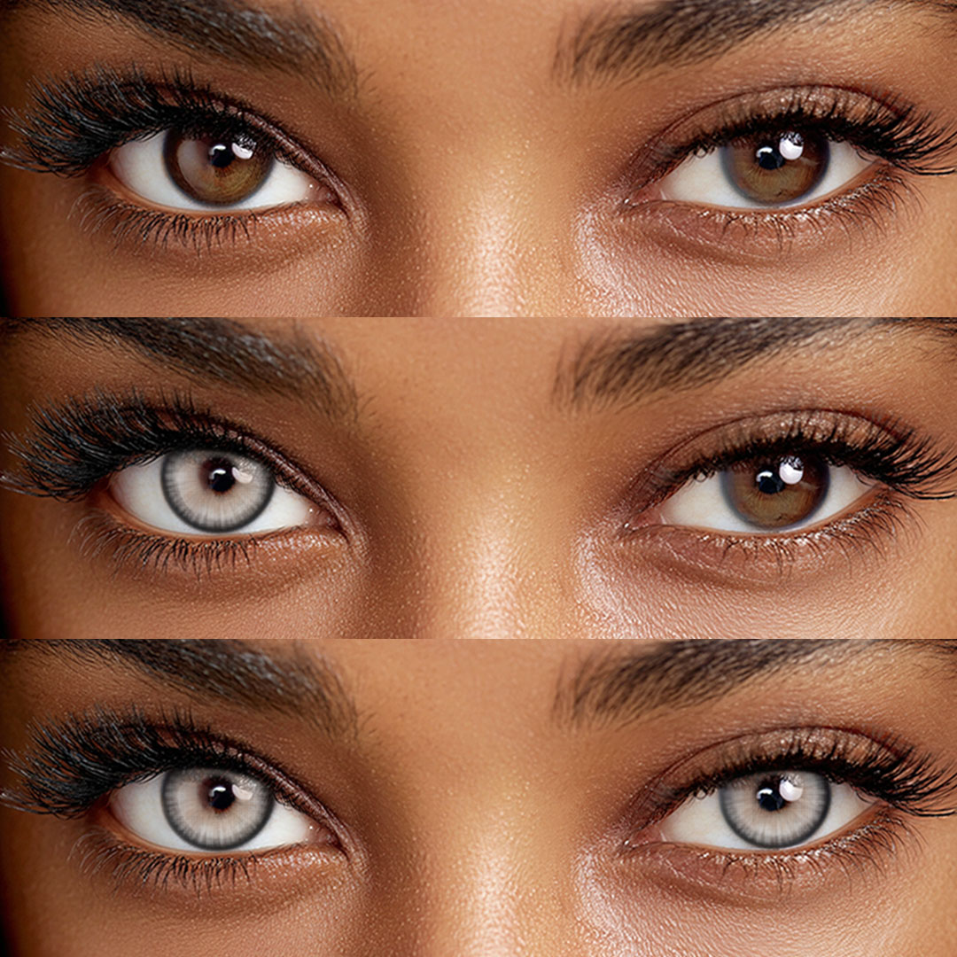 Kaien Grey - 1 Year, 2 lenses Colored Contacts - Gleglow