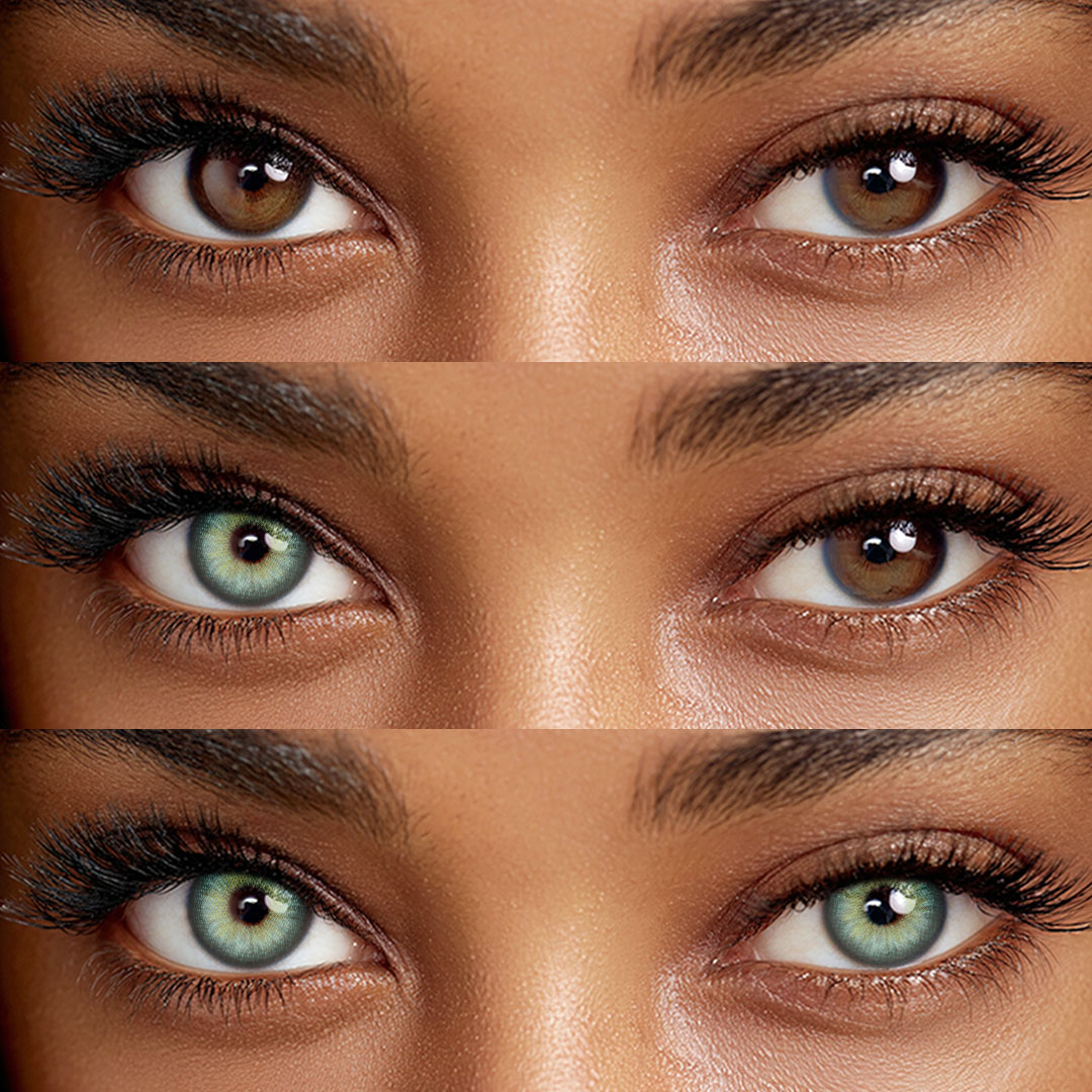 Oasis Jade - 1 Year, 2 lenses Colored Contacts - Gleglow