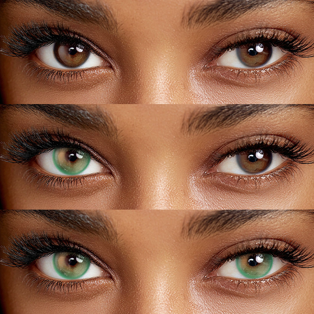 Infyne Green - 1 Year, 2 lenses Colored Contacts - Gleglow