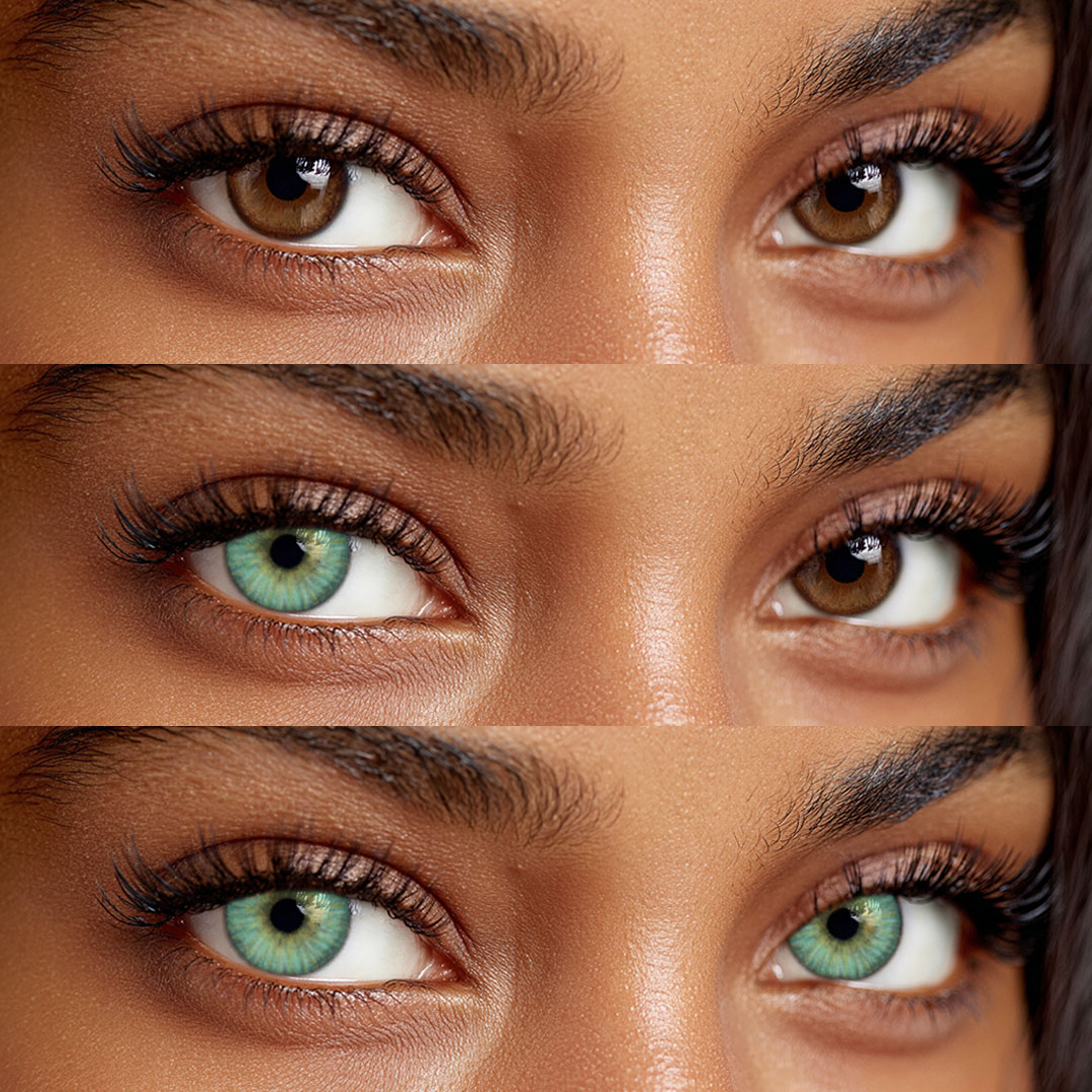 Gloaming Green - 1 Year, 2 lenses Colored Contacts - Gleglow