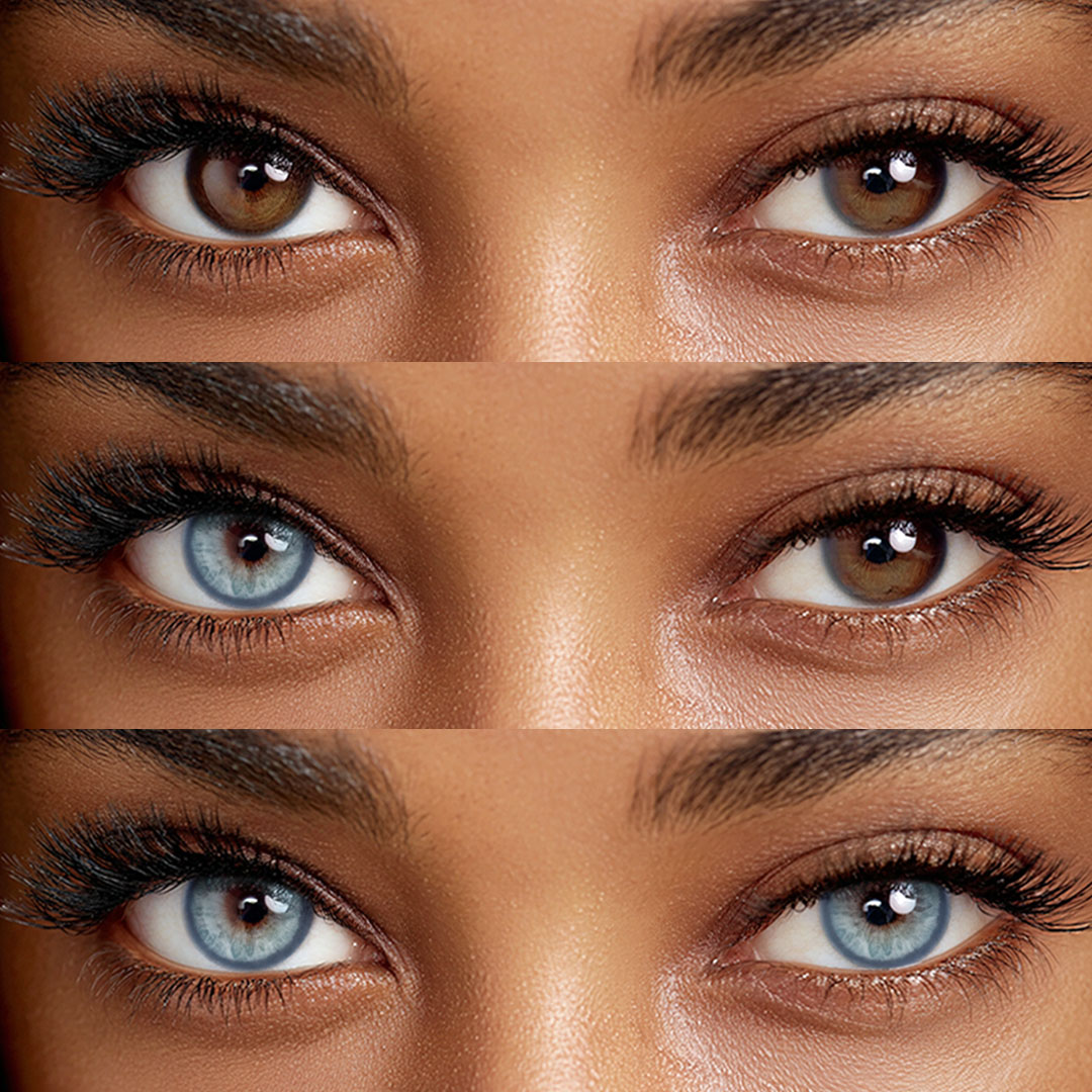 Thais Blue - 1 Year, 2 lenses Colored Contacts - Gleglow