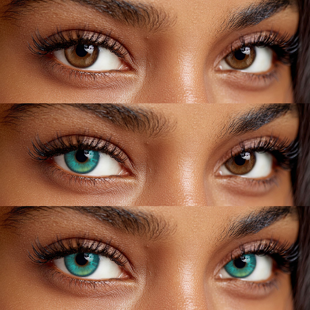 Irish Mojito Blue - 1 Year, 2 lenses Colored Contacts - Gleglow