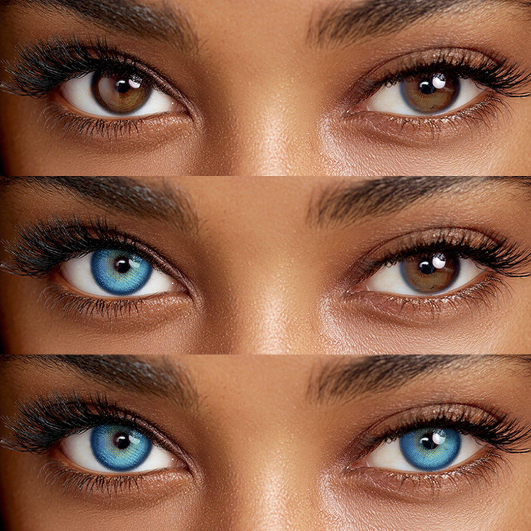 Jurel Blue - 1 Year, 2 lenses Colored Contacts - Gleglow