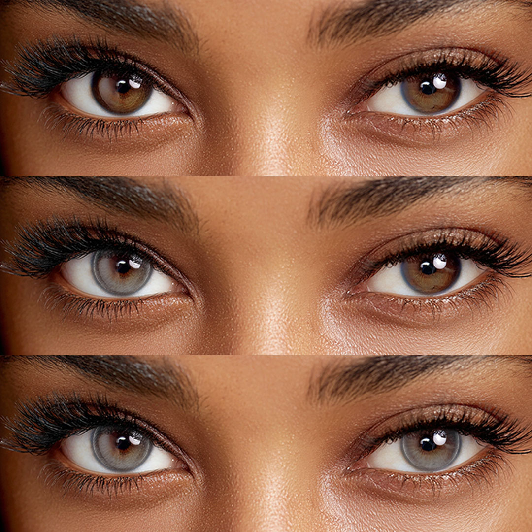 Ocean Cyan-Grey - 1 Year, 2 lenses Colored Contacts - Gleglow