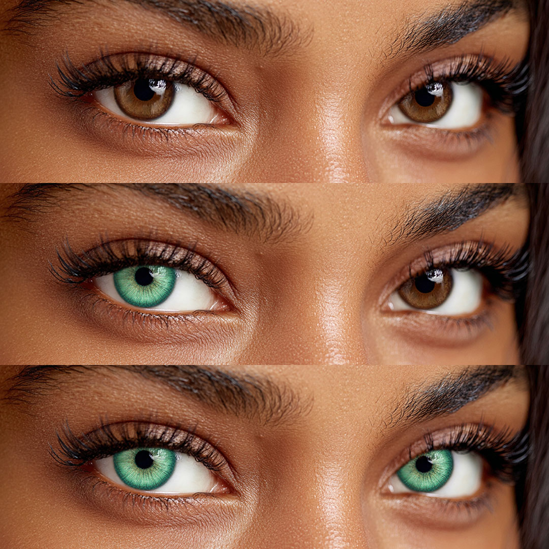 Magic Pop Green - 1 Year, 2 lenses Colored Contacts - Gleglow