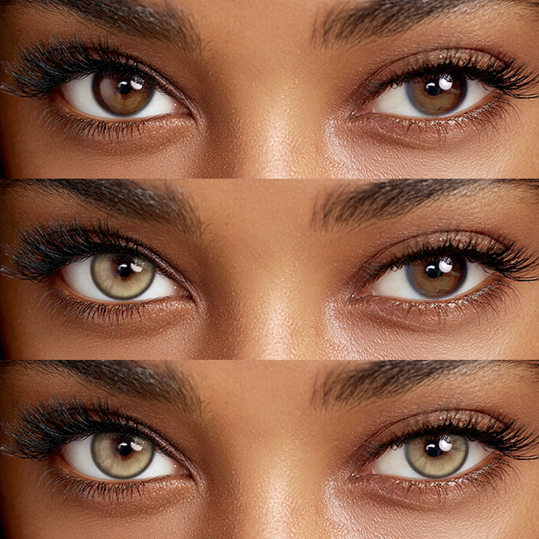 Ivy Brown - 1 Year, 2 lenses Colored Contacts - Gleglow