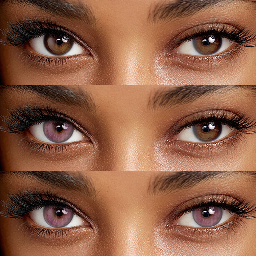 Lunor Pink - 1 Year, 2 lenses Colored Contacts - Gleglow