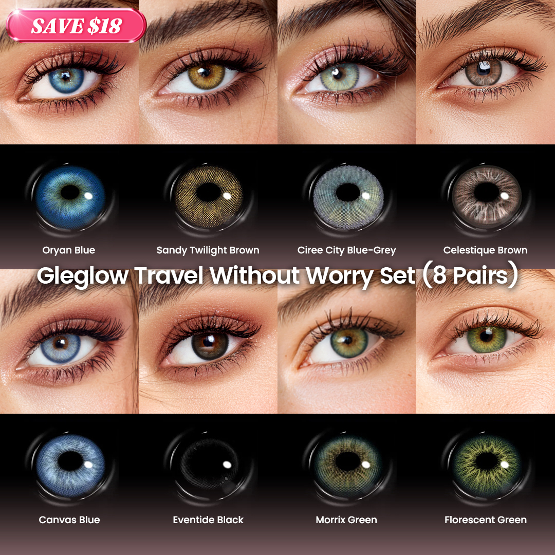 Gleglow Travel Without Worry Set (8 Pairs)