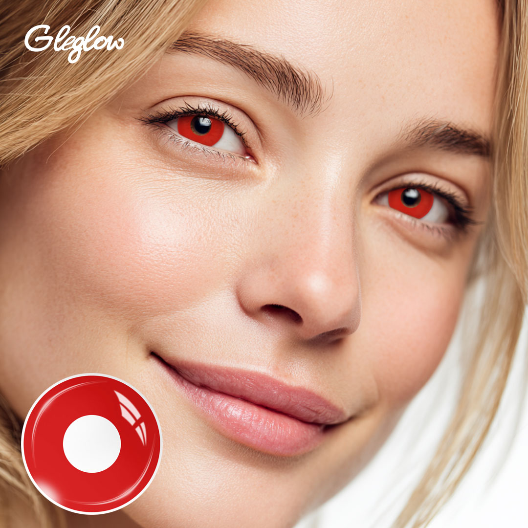 Blank Red  - 1 Day, 2 lenses