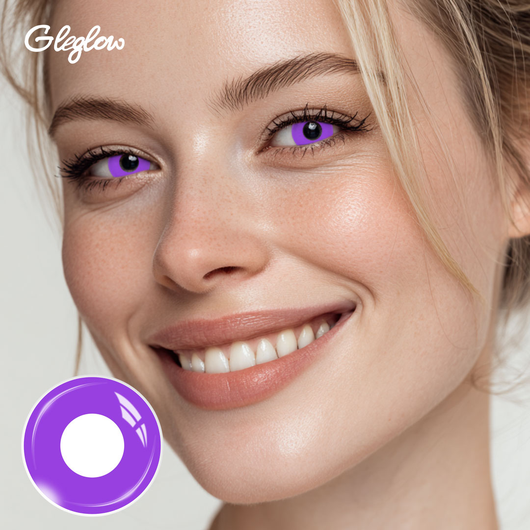 Blank Purple - monthly, 2 lenses