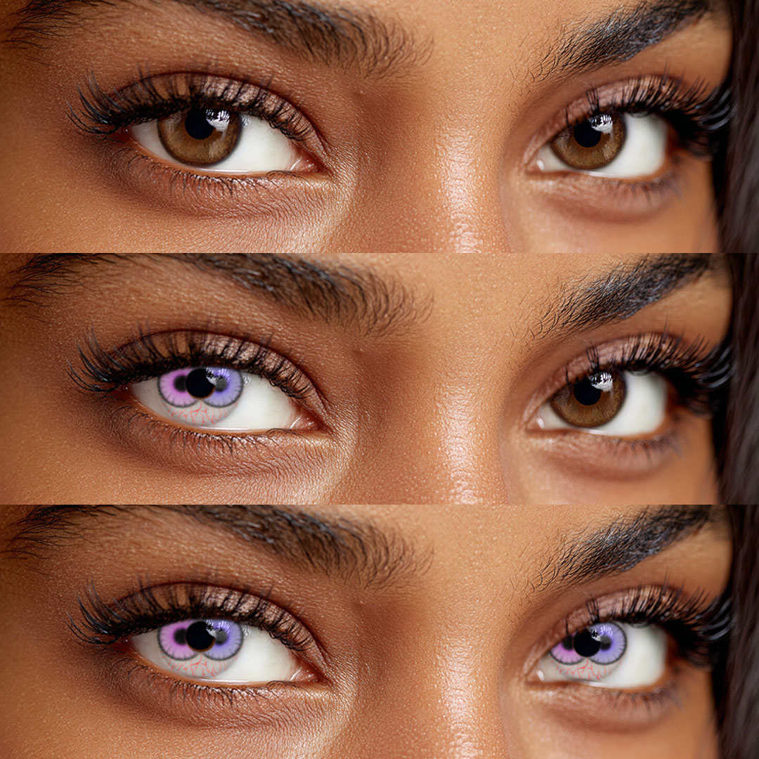 Lilac Purple - 1 Year, 2 lenses