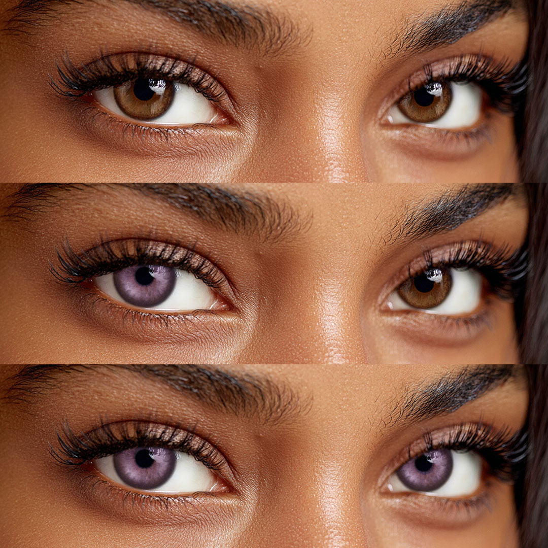 Iced Purple - 1 Year, 2 lenses