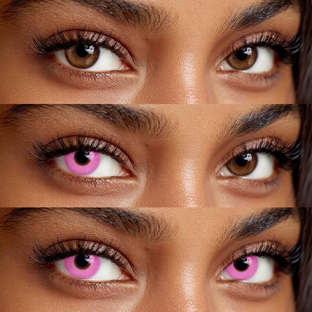 Blank Rose Red - 6-month，2 lenses