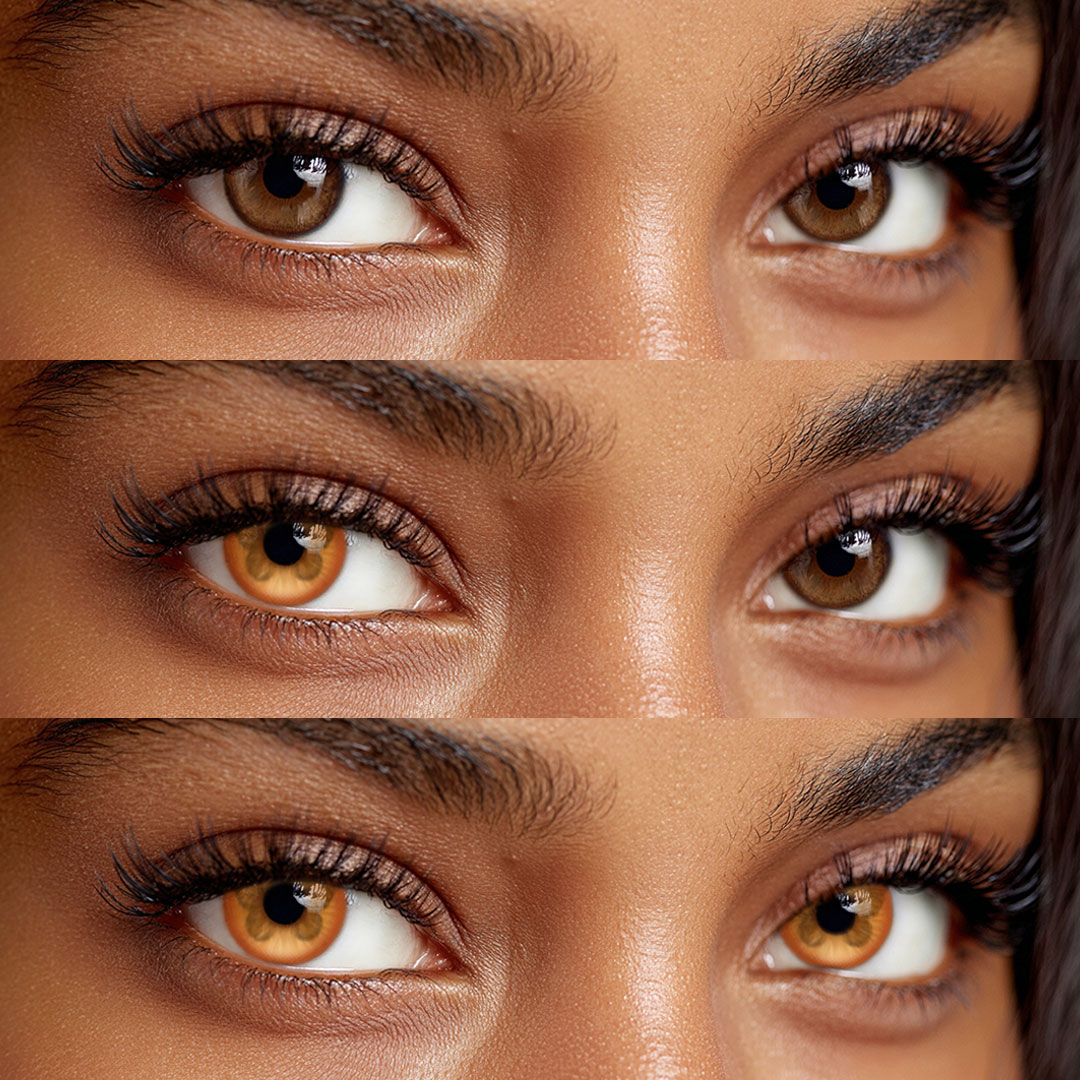 Fluttery Brown - 6-month，2 lenses