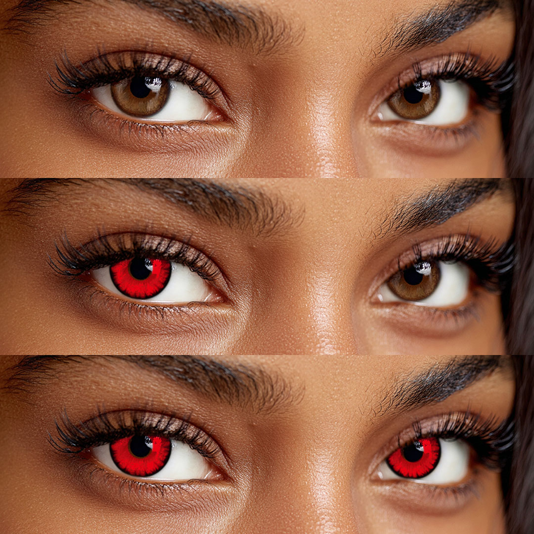 Zarae Red - monthly, 2 lenses