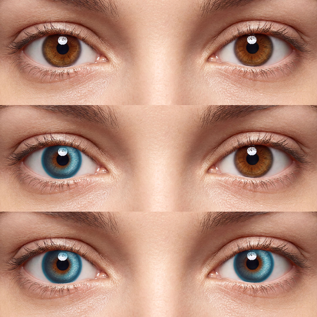 Glister Blue - monthly, 2 lenses